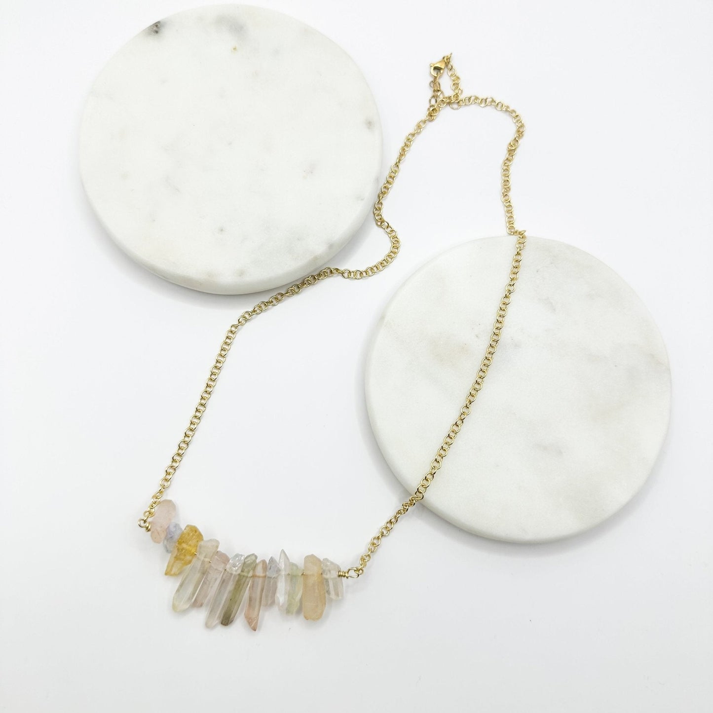 Quartz Necklaces - Luna by Cinthia Garcia