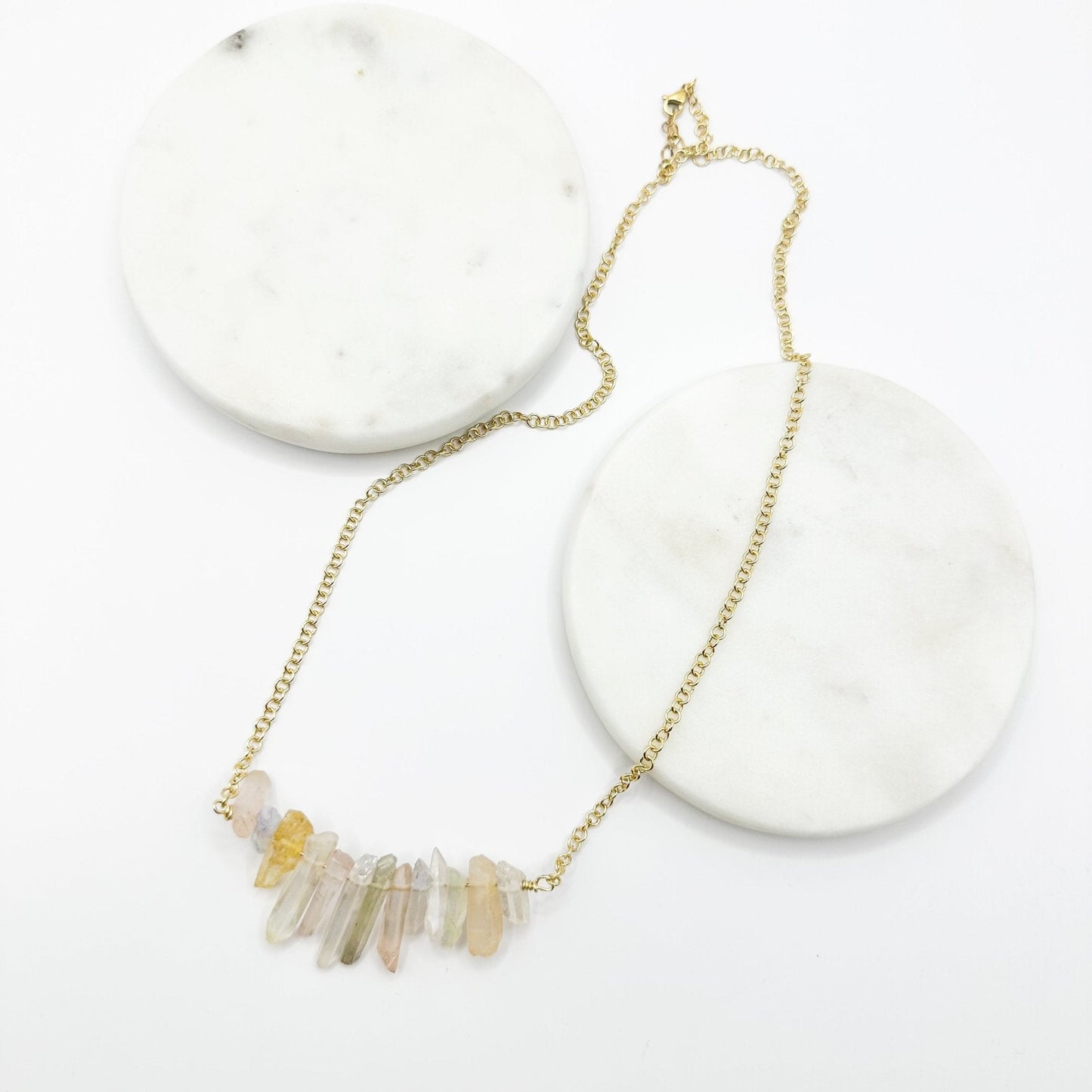 Quartz Necklaces - Luna by Cinthia Garcia