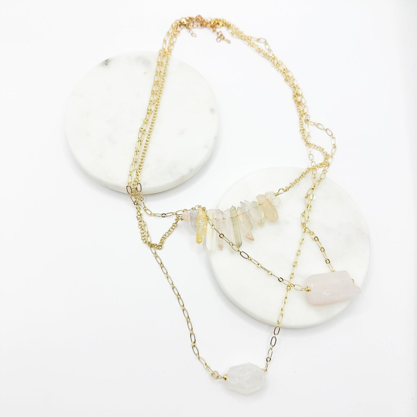 Quartz Necklaces - Luna by Cinthia Garcia