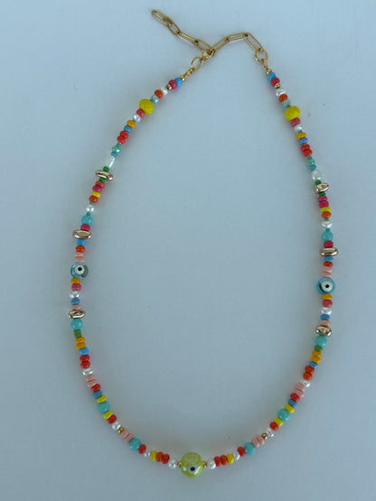 Playful Beaded Charm Necklaces – Colorful Handmade Jewelry - Luna by Cinthia Garcia