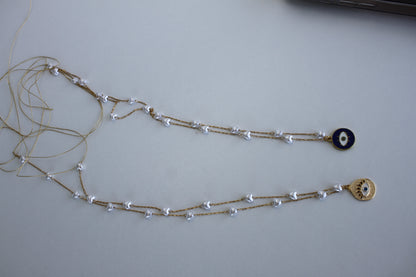Leo Necklace with Gold - Luna by Cinthia Garcia