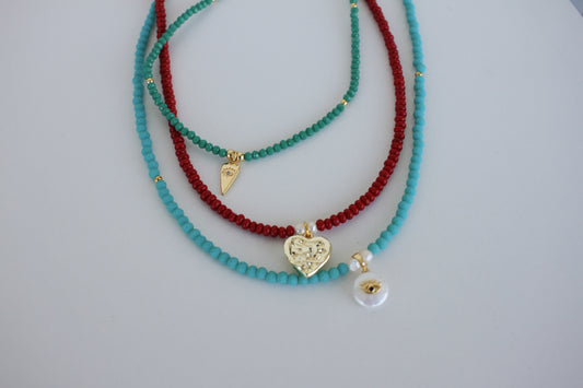 Beaded necklaces - Luna by Cinthia Garcia