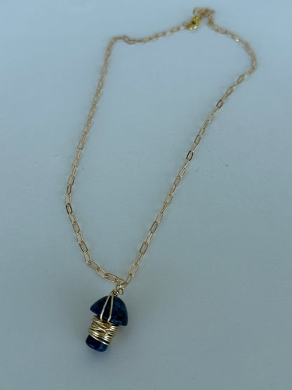 Romantic Layered Gold Necklace with Pearl Accents & Heart Charms - Luna by Cinthia Garcia