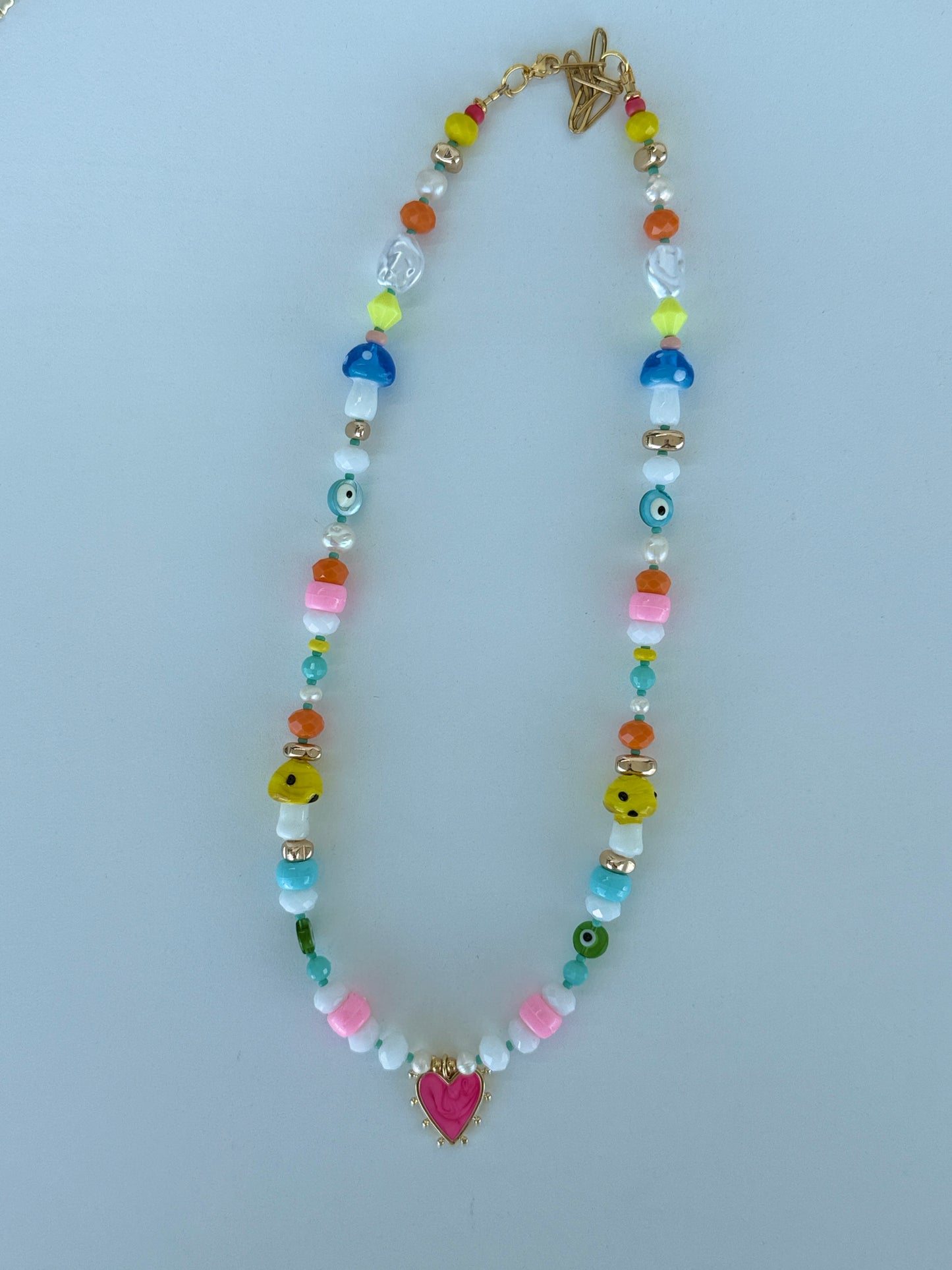 Playful Beaded Charm Necklaces – Colorful Handmade Jewelry - Luna by Cinthia Garcia