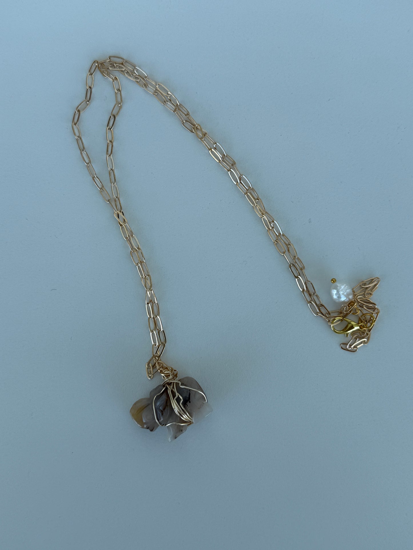 Mercurial Whimsical Gold Charm Necklace | Collar Mercurial de Charms Dorados y Encanto Lúdico - Luna by Cinthia Garcia