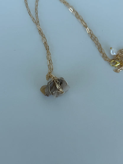 Mercurial Whimsical Gold Charm Necklace | Collar Mercurial de Charms Dorados y Encanto Lúdico - Luna by Cinthia Garcia
