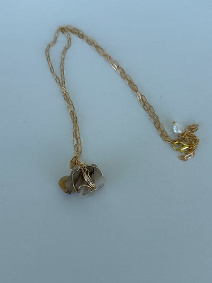 Mercurial Whimsical Gold Charm Necklace | Collar Mercurial de Charms Dorados y Encanto Lúdico - Luna by Cinthia Garcia