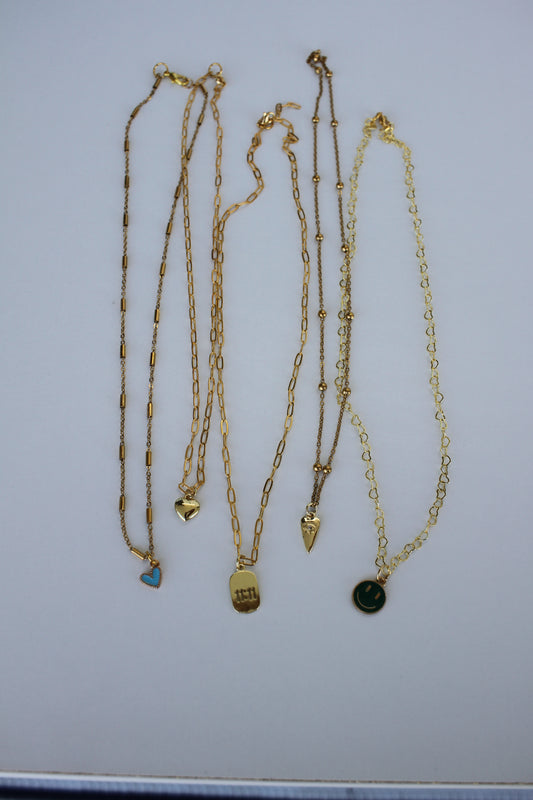 Gold Pendant Necklaces – Handmade Charm Jewelry - Luna by Cinthia Garcia