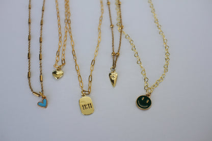 Gold Pendant Necklaces – Handmade Charm Jewelry - Luna by Cinthia Garcia